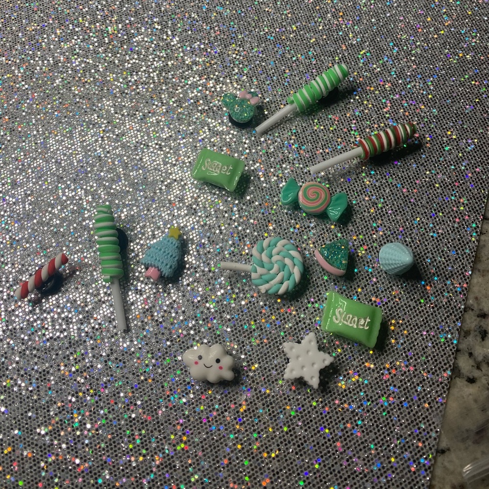 Christmas theme crocs charms
